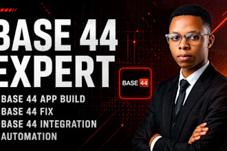 base 44 app, base 44 integration, base 44 automation base 44 webapp fix base44