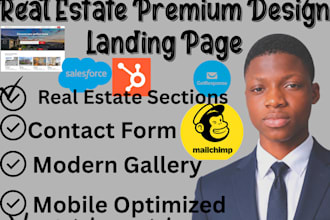 build a real estate landing page that gets leads