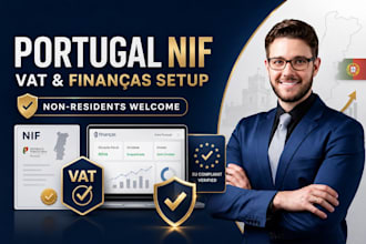 register portugal nif, vat, financas account for non residents