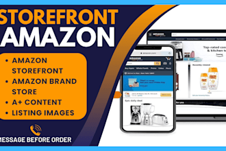 do topnotch amazon storefront design amazon brand store