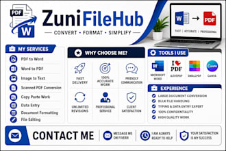 do fast PDF conversion and file formatting