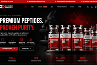 peptide website fda compliant website research peptide woocommerce website sarms