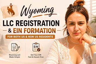 do wyoming llc registration and get ein for both us and non us resident