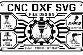 cnc dfx svg file design for laser cutting engraving router and plasma cutting