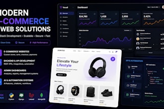 build modern ecommerce websites and backend systems