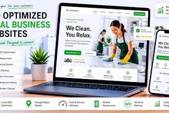 create an SEO optimized local business website
