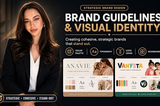 create brand guidelines and a visual identity for your brand