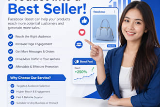 design professional facebook posts and product ads