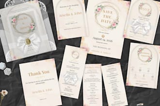 design luxury wedding invitations and event stationery