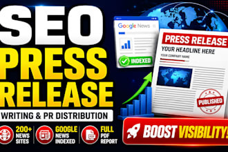 do professional seo press release writing and pr distribution