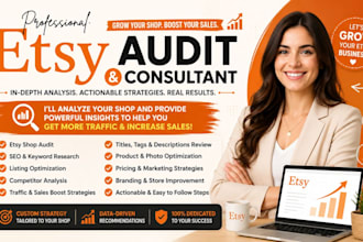 do etsy shop audit and SEO consultation