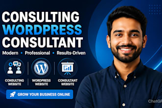 design a professional wordpress consultant website