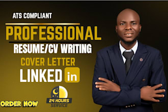 write ats compliant resume, cv, cover letter and optimize linkedin