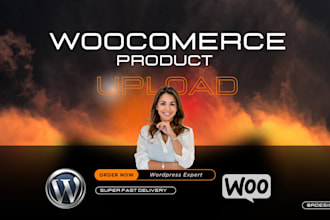 add or upload products to your woocommerce website
