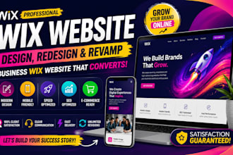 wix website design redesign wix website wix redesign business wix website
