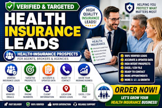 generate verified health insurance leads and insurance prospect clients fb ads