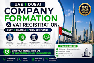 set up your uae dubai company and handle vat registration and compliance