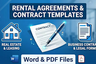 professional rental agreements and contract templates