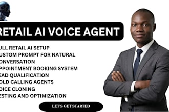 build a retail ai agent for ecom sales, retail ai support, retail automate store