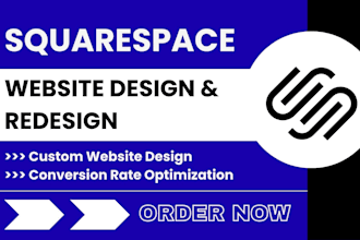 do squarespace website design or redesign squarespace website development update