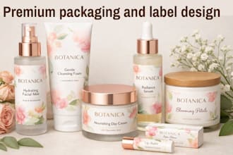design cosmetic packaging and product packaging box design