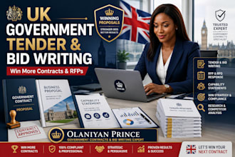 prepare a winning bid proposal, rfp, rfq and rfi for tender