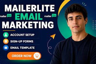 setup ecommerce mailerlite email marketing newsletter templates automation