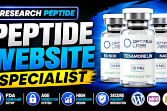 build peptide website fda complaint peptide website woocommerce peptide website