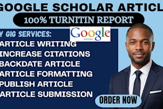 backdate, write and publish research article in google scholar indexed journal