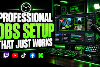 setup obs studio for professional gaming, streaming and recording