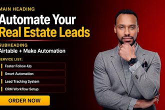 build automated loan, real estate lead management system using make automation