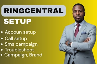 setup ringcentral phone system, SMS configuration and a2p 10dlc complianc