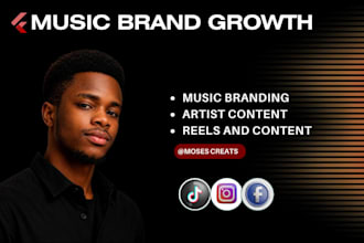 be your music social media manager and content creator for growth