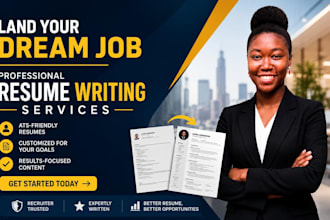 write a professional resume CV and linkedin optimization