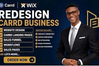 design carrd website redesign carrd website design carrd landing page website