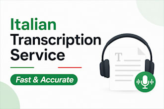 transcribe italian audio and video to text accurately