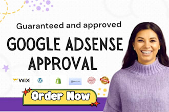 create google adsense approval for wix website wix blog and landing page