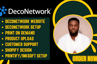 deconetwork setup ecommerce stores deconetwork inksoft store setup printavo