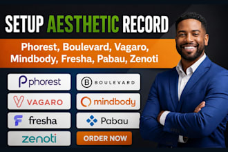 setup aesthetic record phorest boulevard vagaro mindbody fresha pabau zenoti