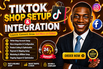 do tiktok shop setup, tiktok shop integration and tik tok affiliate for shopify