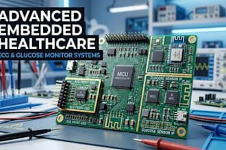 design glucose monitor pcb, ecg and embedded healthcare systems