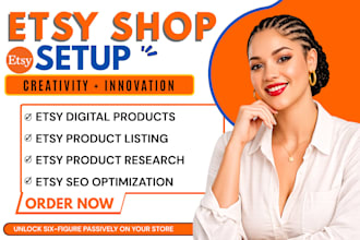 etsy shop setup etsy digital product design etsy digital planner etsy listing