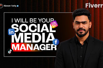 be your social media marketing manager and content creator