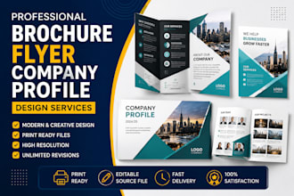create professional company profile, brochure and catalog design