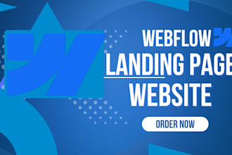 high converting webflow landingpage website header,web footer for your business