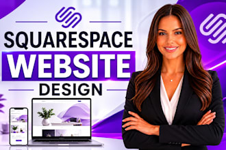 create a premium responsive squarespace website