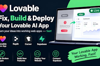 fix lovable ai, lovable dev app, replit, cursor, deploy lovable website supabase