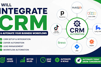 integrate jira zoho CRM brevo tiktok lead gen surveymonkey setmore anydo hive