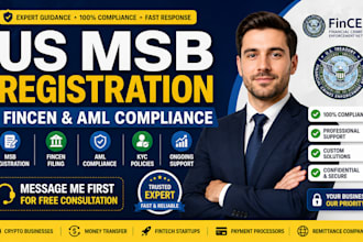 do US msb registration, fincen filing and aml compliance support