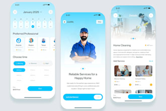 develop home service mobile apps and web saas platforms